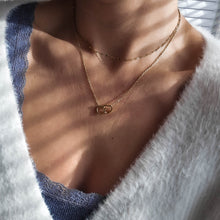 Load image into Gallery viewer,  INTERLOCKING GOLD HEARTS NECKLACE by dorsya