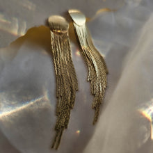 Load image into Gallery viewer, SAMPLE SALE - Gold Tassel Earrings #2