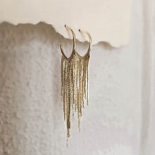 Load image into Gallery viewer, SAMPLE SALE - Gold Tassel Earrings #1