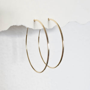 Callie Large Gold Hoops