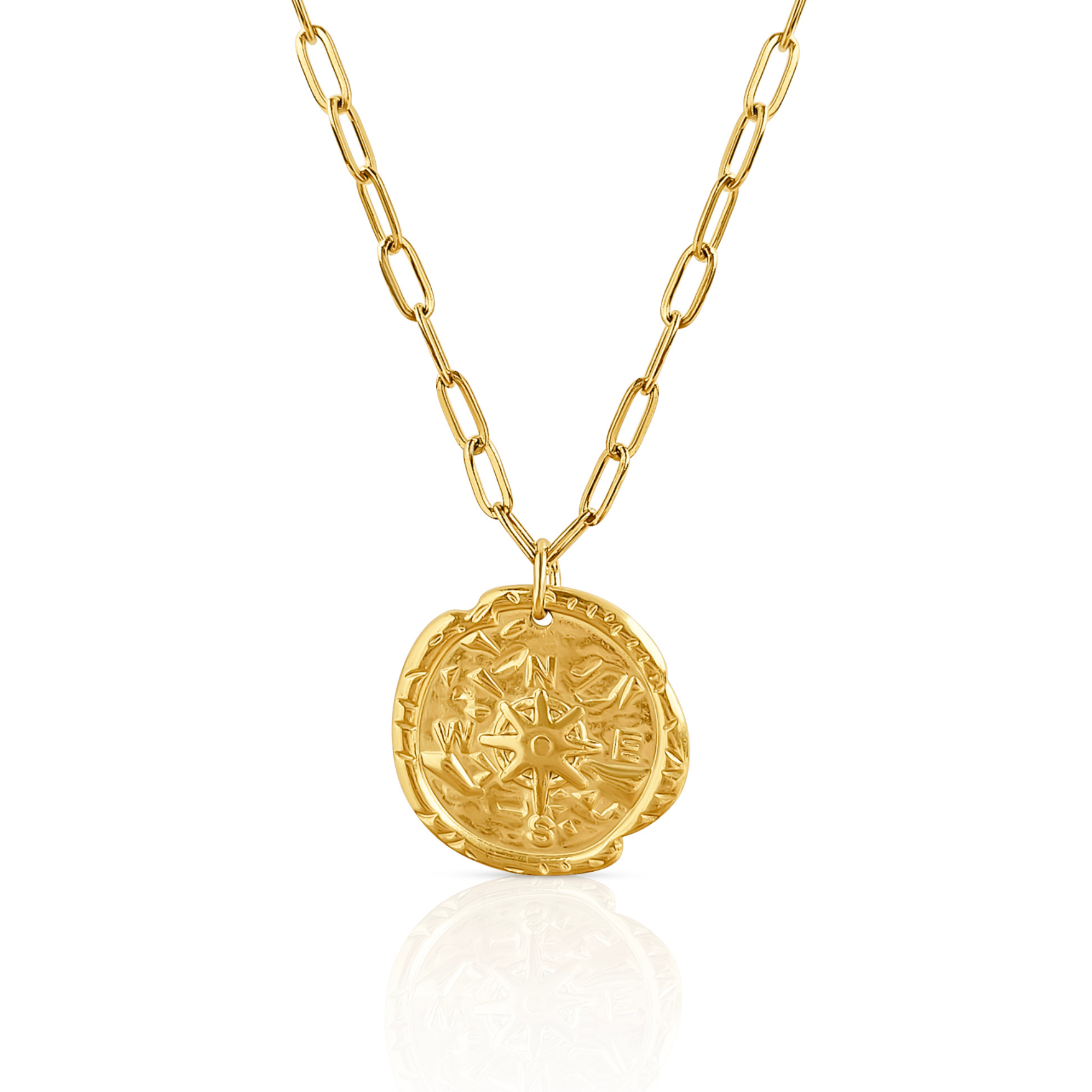Golden Journey Coin Necklace DORSYA