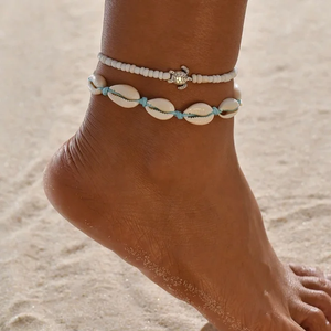 Maya Shell and Tortoise Anklet/Bracelet