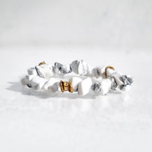 Load image into Gallery viewer, SAMPLE SALE - White Howlite Gemstone Bracelet #12