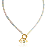 Mallorca ~ Personalise Me Morganite Gemstone Necklace