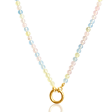 Mallorca ~ Personalise Me Morganite Gemstone Necklace
