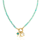 Tulum ~ Personalise Me Amazonite Gemstone Necklace