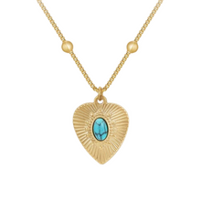 Load image into Gallery viewer, Heart of the Ocean Gold Necklace