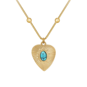 Heart of the Ocean Gold Necklace