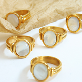 Monaco Mother of Pearl Ring