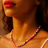 Zanzibar ~ Multi Beaded Opal Necklace