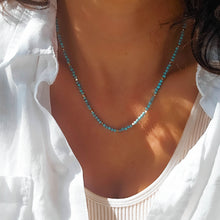 Load image into Gallery viewer, Azura Beaded Necklace with Turquoise