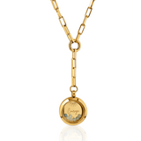 "Courage" Iconic March Birthstone Necklace with Aquamarine