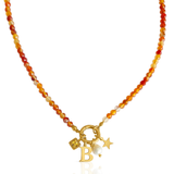 California Sunset ~ Personalise Me Carnelian Necklace