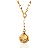 "Inspiration" Iconic October Birthstone Necklace with Pink Opal