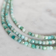 Load image into Gallery viewer, Oceana Beaded Chocker Necklace with Amazonite