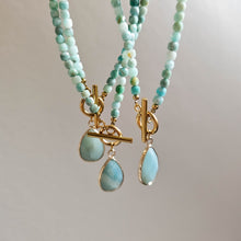 Load image into Gallery viewer, Beaded Amazonite Gemstone Chocker Necklaces