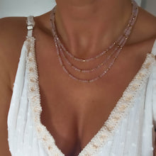 Load image into Gallery viewer, Serene Beaded Necklace with Rose Quartz