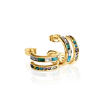 Tokyo Rainbow Hoop Earrings