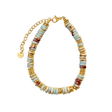 Crete ~ Multi Gemstone Beaded Bracelet