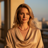 Amalfi ~ Watermelon Quartz Beaded Necklace