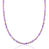 Solara Amethyst ~ February Birthstone Beaded Necklace