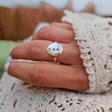 February Birthstone Signet Ring with Amethyst