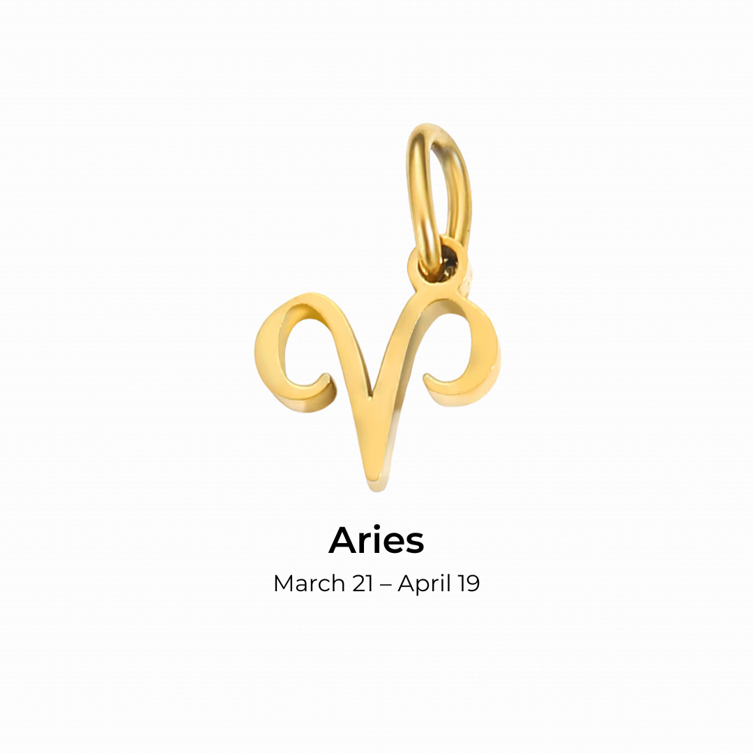 Zodiac Gold Charms