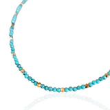 Azura Beaded Necklace with Turquoise