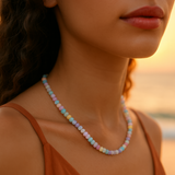 Summer Sunset ~ Multi Beaded Opal Necklace