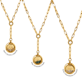 "Strength" Iconic January Birthstone Necklace with Garnet