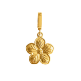 Bloom Gold Flower Charm