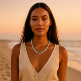 Barbados ~ Multi Beaded Opal Necklace