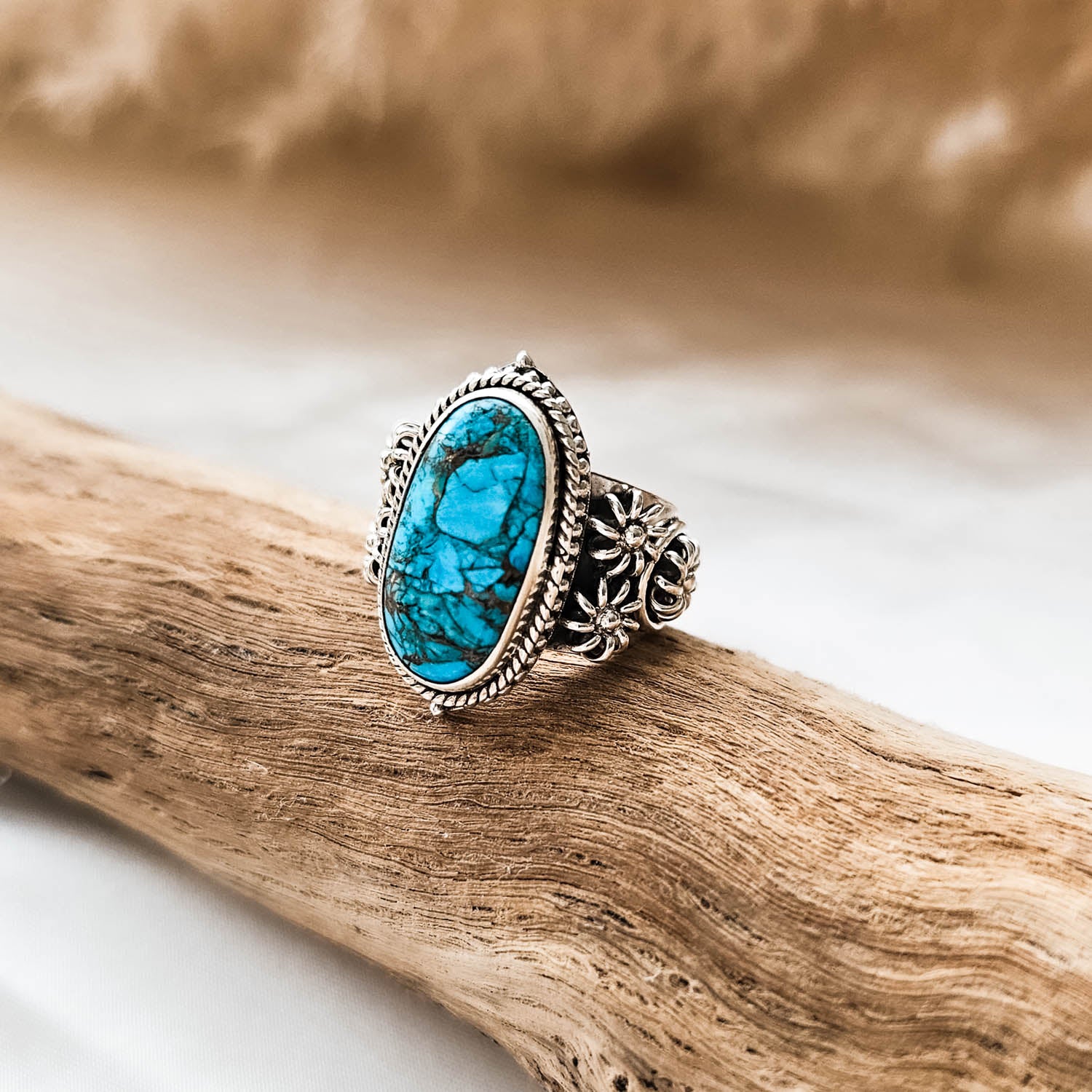 Turquoise best sale adjustable ring