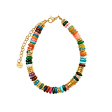 Colours of Summer ~ Multi Gemstone Beaded Bracelet