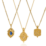 Affirmation Gold Necklace Set