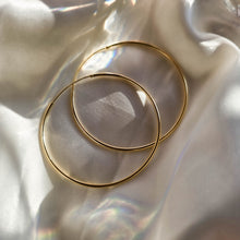 Load image into Gallery viewer, Callie Large Gold Hoops