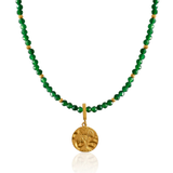 Coin Gold Palm Tree Charm