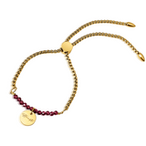 "Empower Me" January Birthstone Bracelet