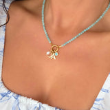 Tulum ~ Personalise Me Amazonite Gemstone Necklace