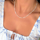 Solara Moonstone ~ June Birthstone Beaded Necklace