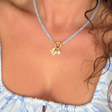 Marbella ~ Personalise Me Aquamarine Gemstone Necklace