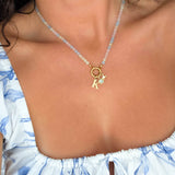 Mallorca ~ Personalise Me Morganite Gemstone Necklace