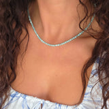 Tulum ~ Personalise Me Amazonite Gemstone Necklace