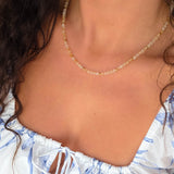 Solara Citrine ~ November Birthstone Beaded Necklace