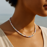 Summer Sunset ~ Multi Beaded Opal Necklace