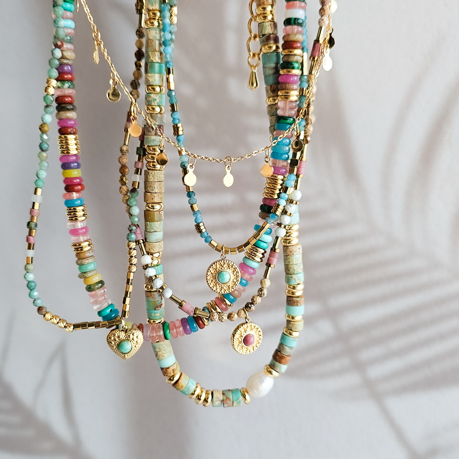 Beaded Gemstone Necklaces 
