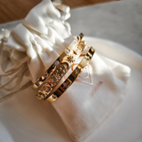 Gold Wrist Bangle Set