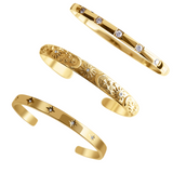 Gold Wrist Bangle Set
