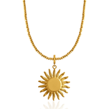 Gold Sun Charm