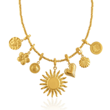 Gold Shell Charm